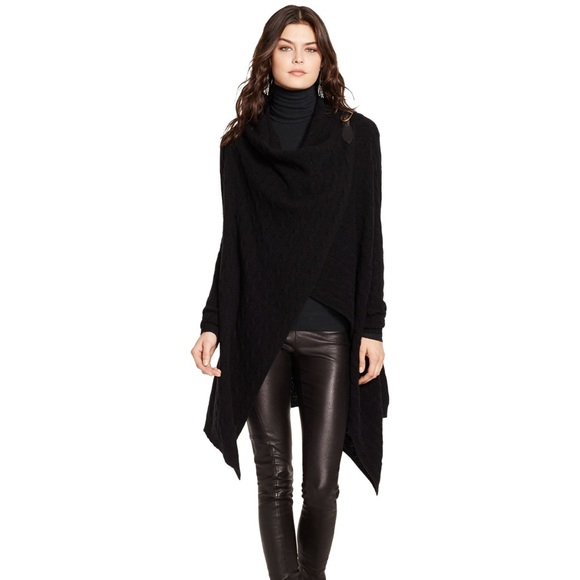Nwt Ralph Lauren Polo Black Wrap Buckle 